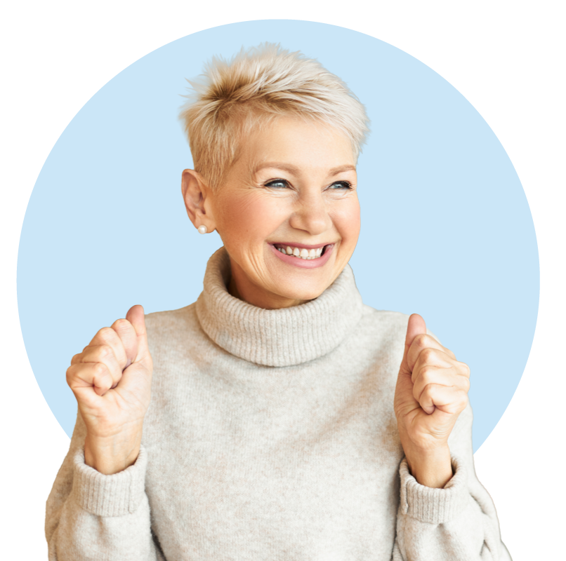 Age-Brightly-indoor-shot-fashionable-overjoyed-mature-female-turtleneck-sweater-enjoying-positive-news-having-ecstatic-facial-expression-laughing-clenching-fists-success-achievements-concept-cutout-blue-circle