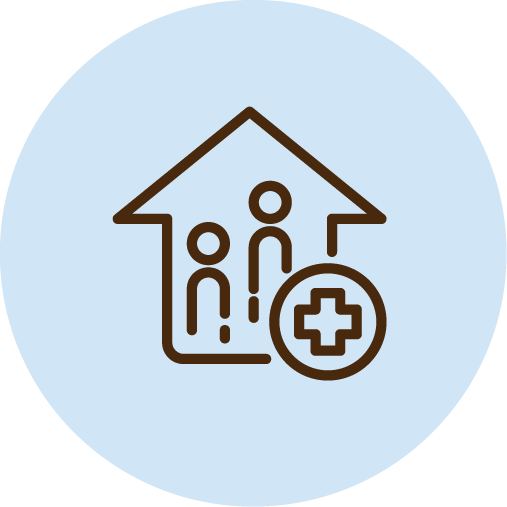 Home safety icon